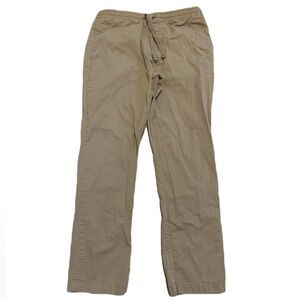 💜 Tommy Hilfiger Khaki Drawstring Jogger Pants - Men's Size M